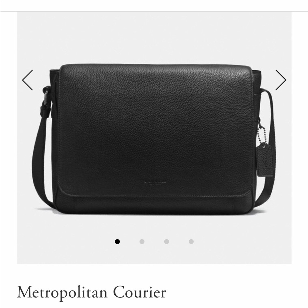 Authentic Coach Bla Leather metropolitan messenger - Picture 4 of 8